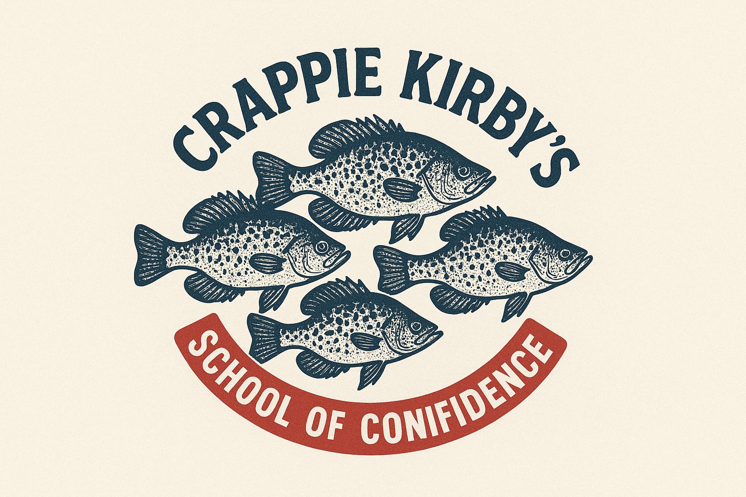 Four fish illustration with text